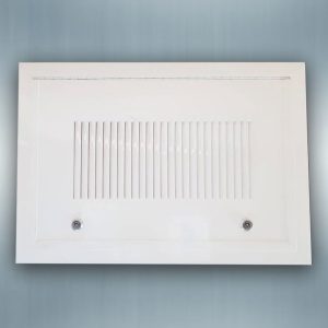 دریچه زیر فن کویل مدل شیاردار 18 سانتی لولادار