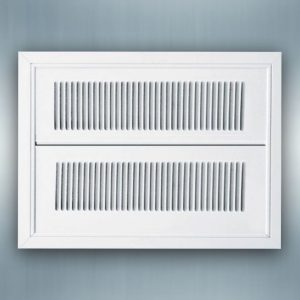 دریچه زیر فن کویل مدل شیاردار وزنه ای دو درب